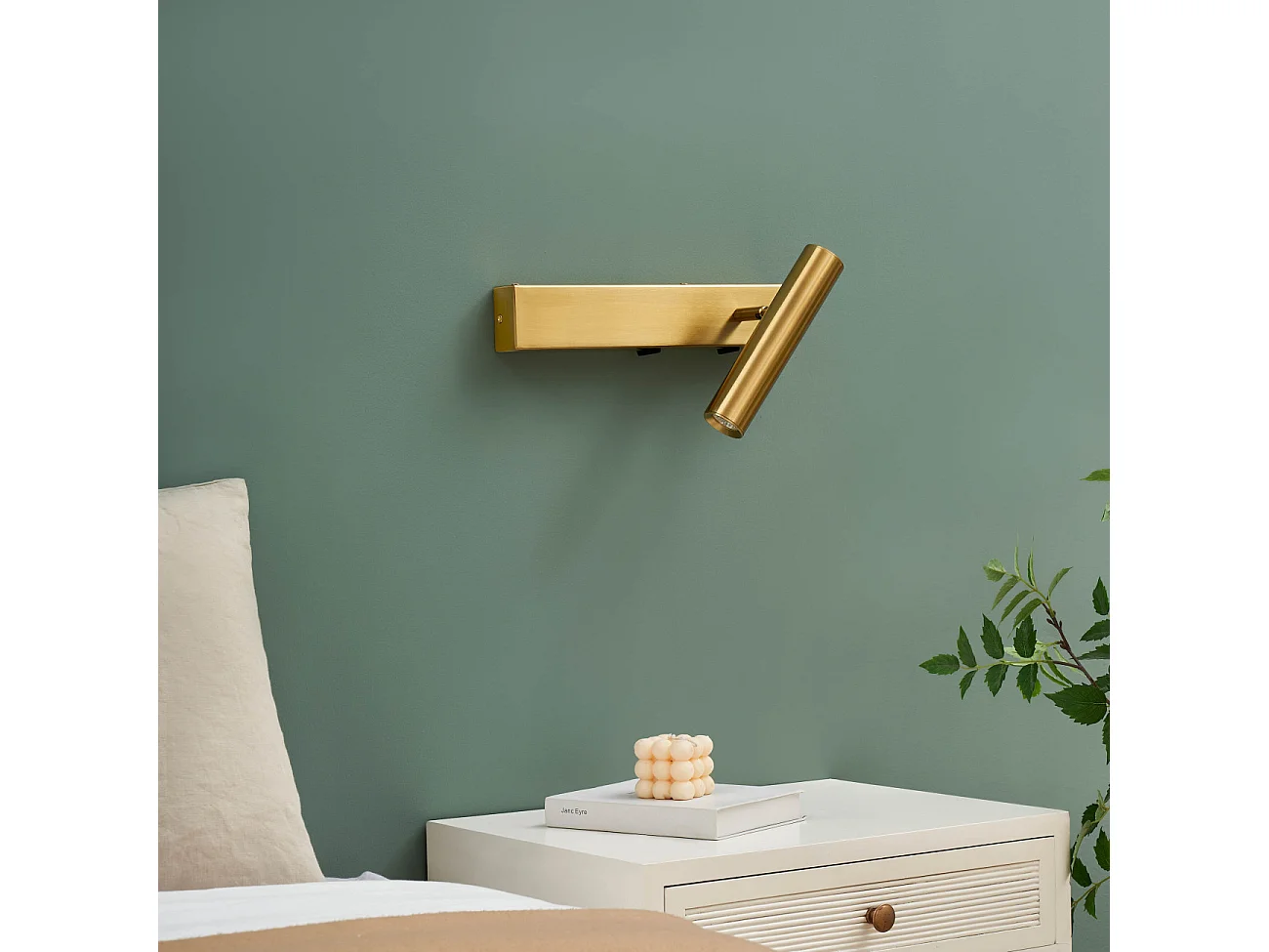 Applique laiton tête de lit liseuse droite - Lodvi - DROITE