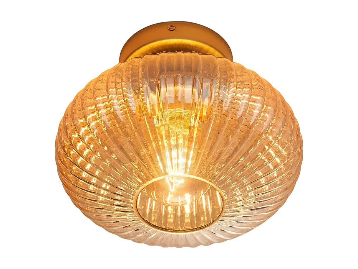 Applique ou spot verre strié multi reflets - Ambrine