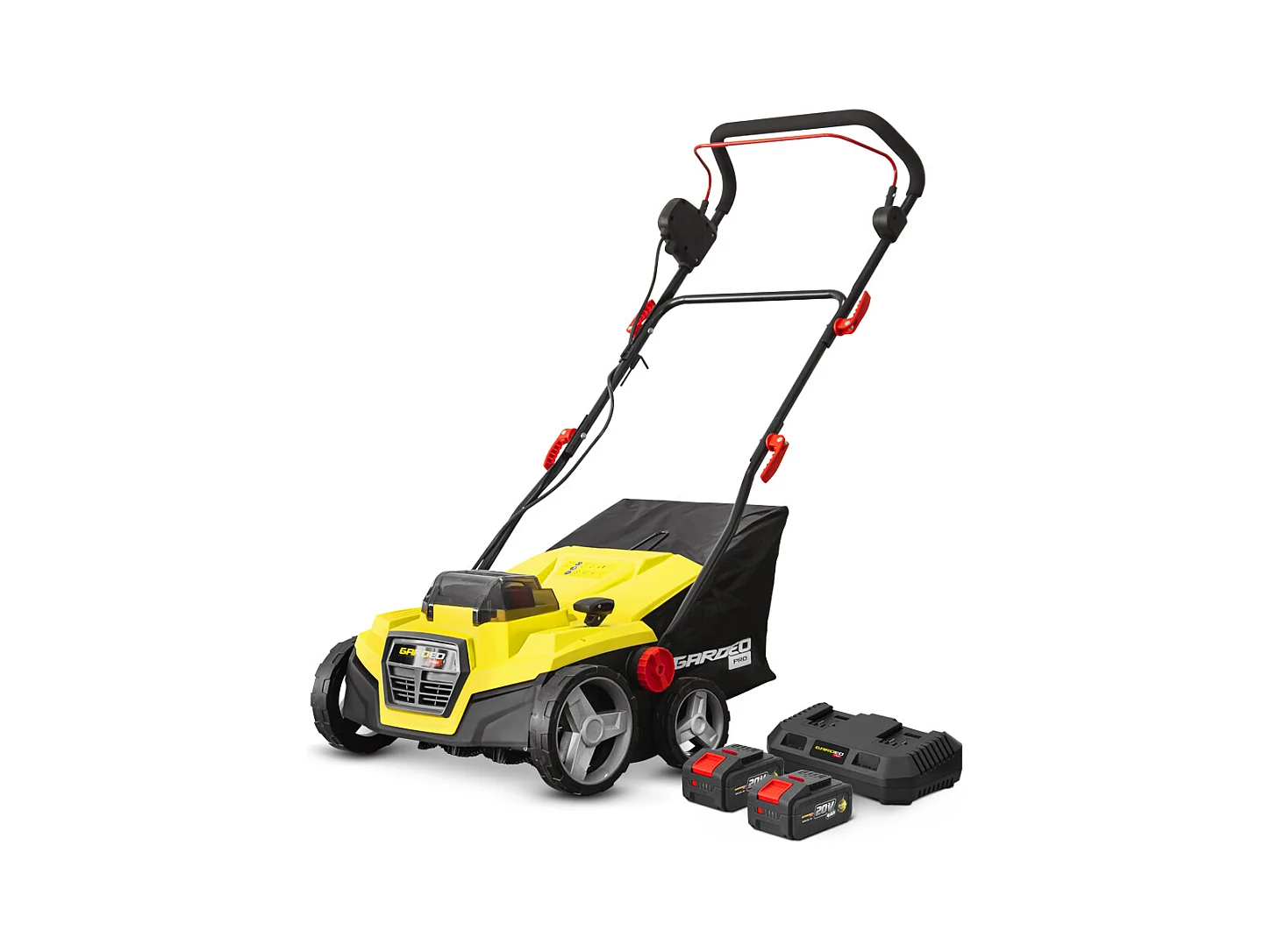 Balayeuse pour gazon synthétique sur batterie - 2 x 20V - 4Ah - Gardeo Pro