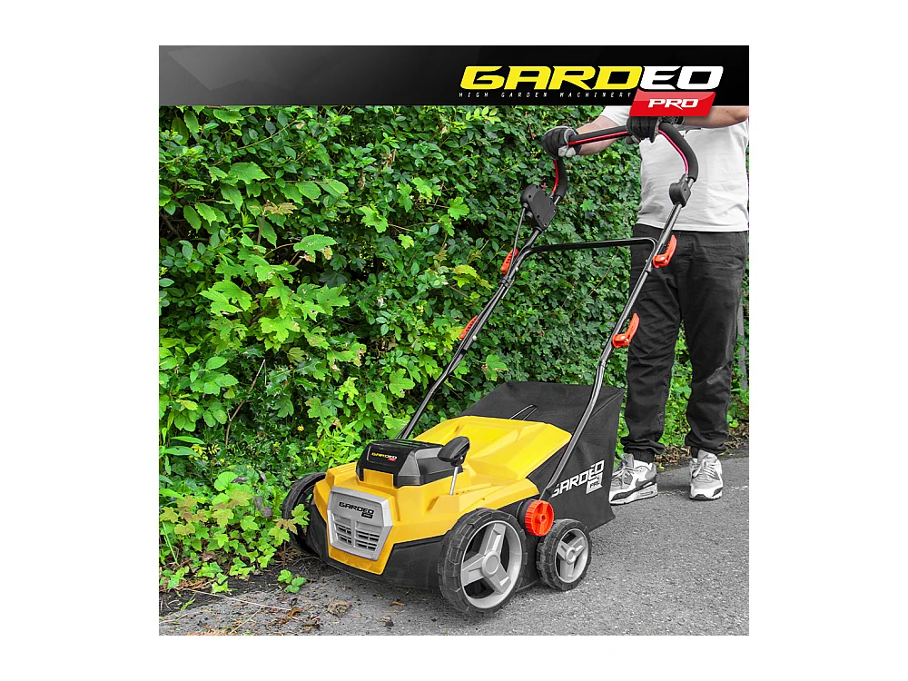 Balayeuse pour gazon synthétique sur batterie - 2 x 20V - 4Ah - Gardeo Pro