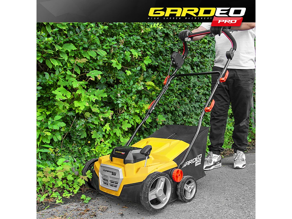 Balayeuse pour gazon synthétique sur batterie - 2 x 20V - 4Ah - Gardeo Pro