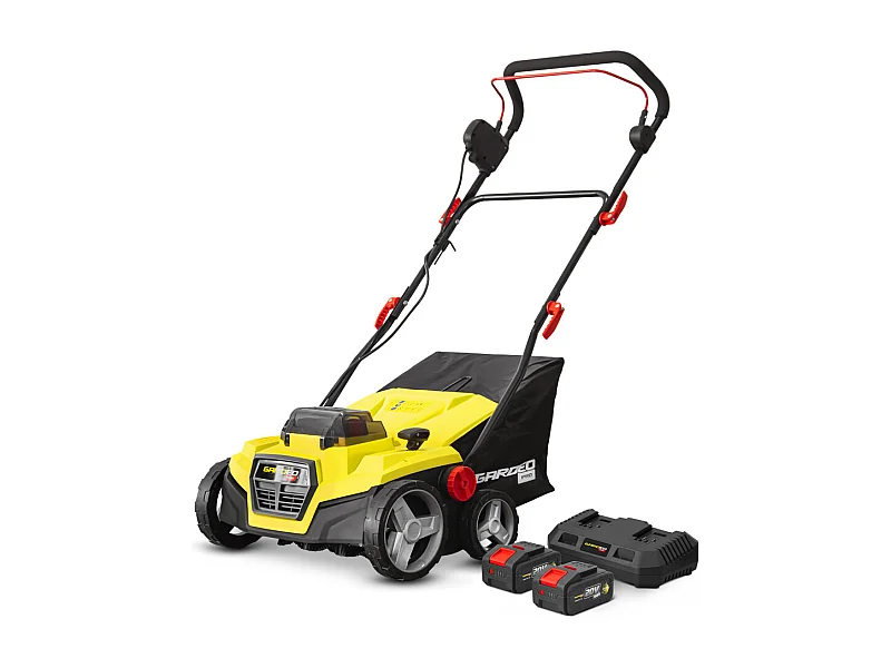 Balayeuse pour gazon synthétique sur batterie - 2 x 20V - 4Ah - Gardeo Pro