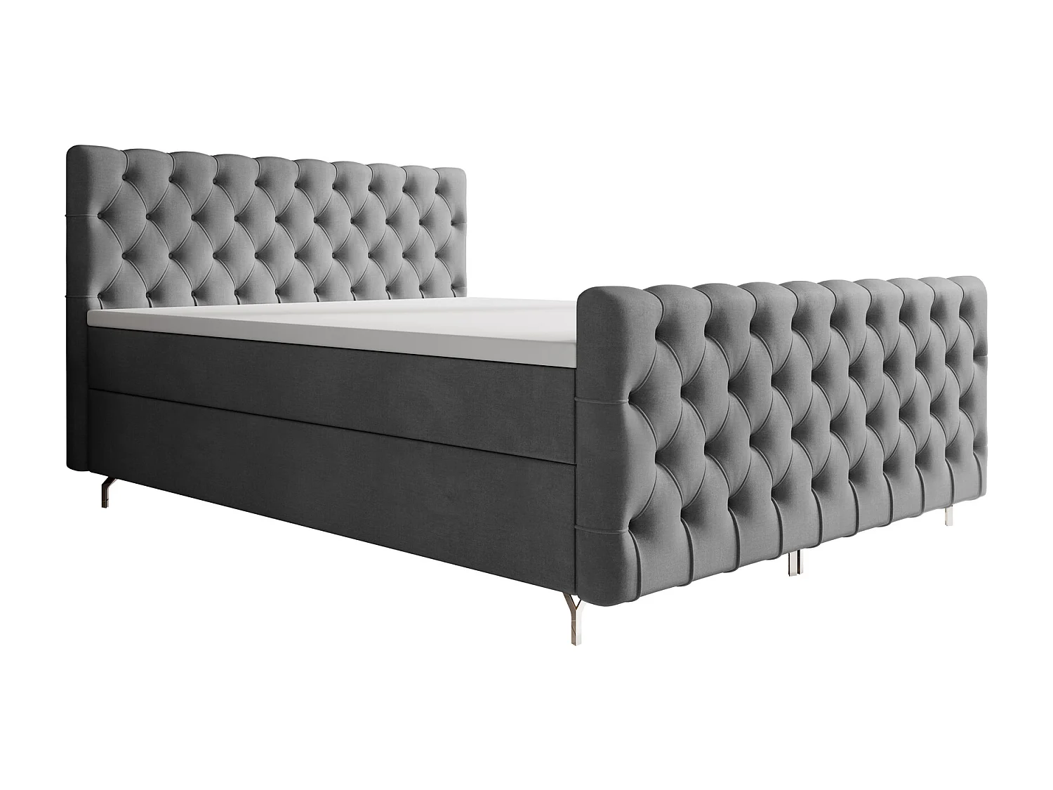 Boxspringbett CHESTER PLUS 200x200 Monolith 92