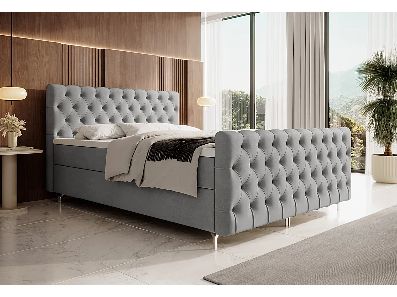 Boxspringbett CHESTER PLUS 160x200 Monolith 84