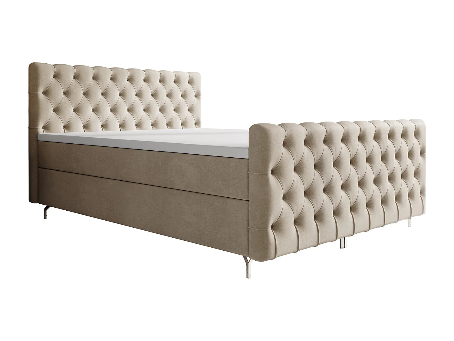 Boxspringbett CHESTER PLUS 200x200 Monolith 02