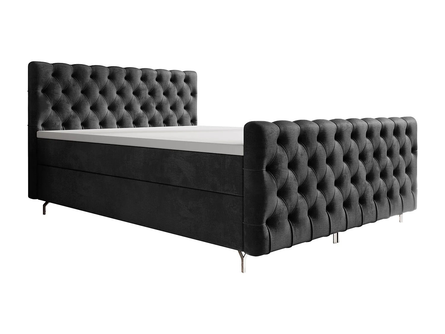 Boxspringbett CHESTER PLUS 180x200 Monolith 97