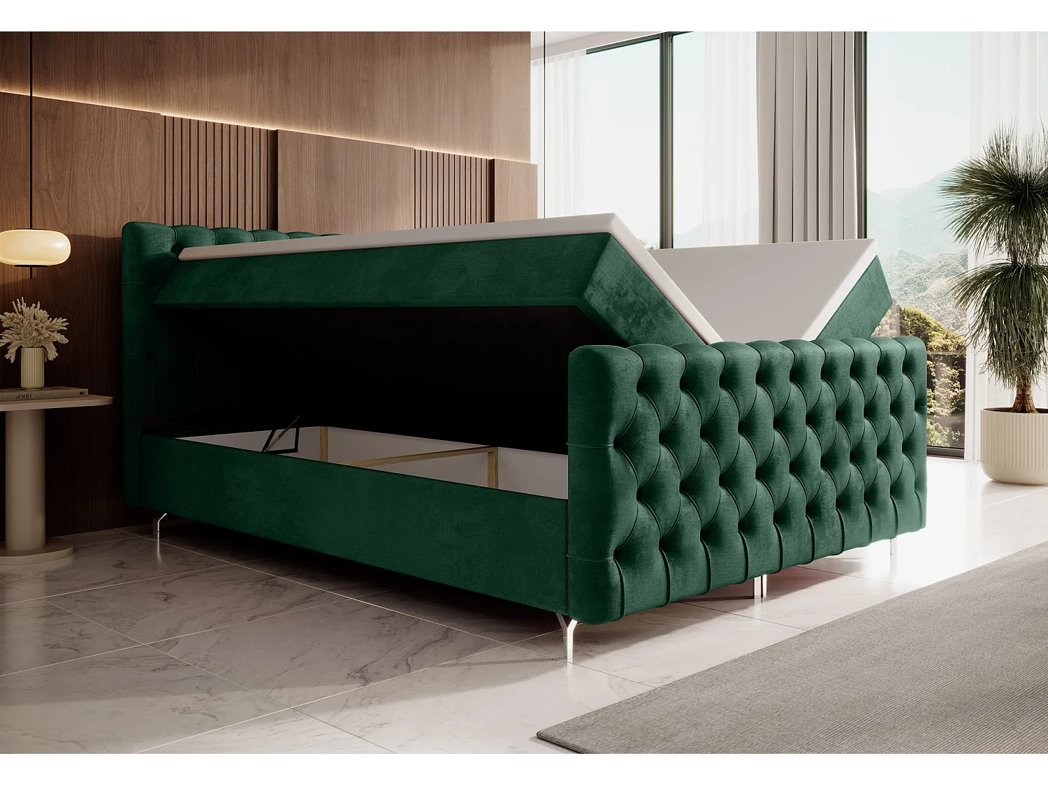 Boxspringbett CHESTER PLUS 140x200 Monolith 37