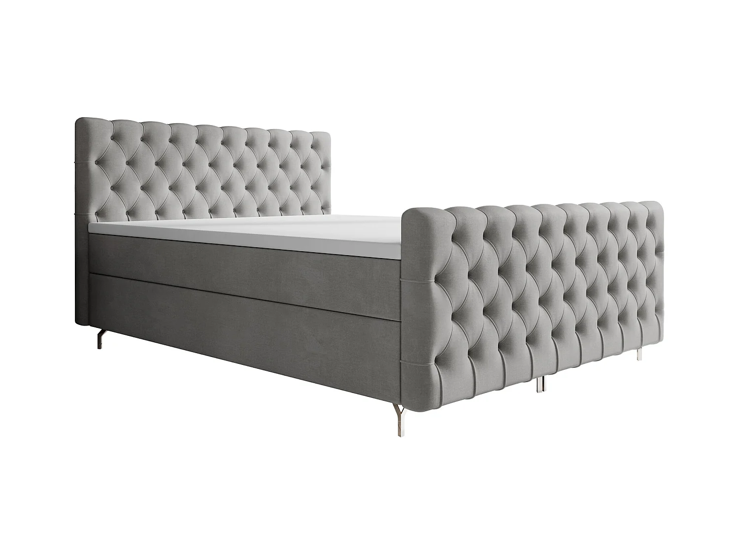 Boxspringbett CHESTER PLUS 200x200 Monolith 84