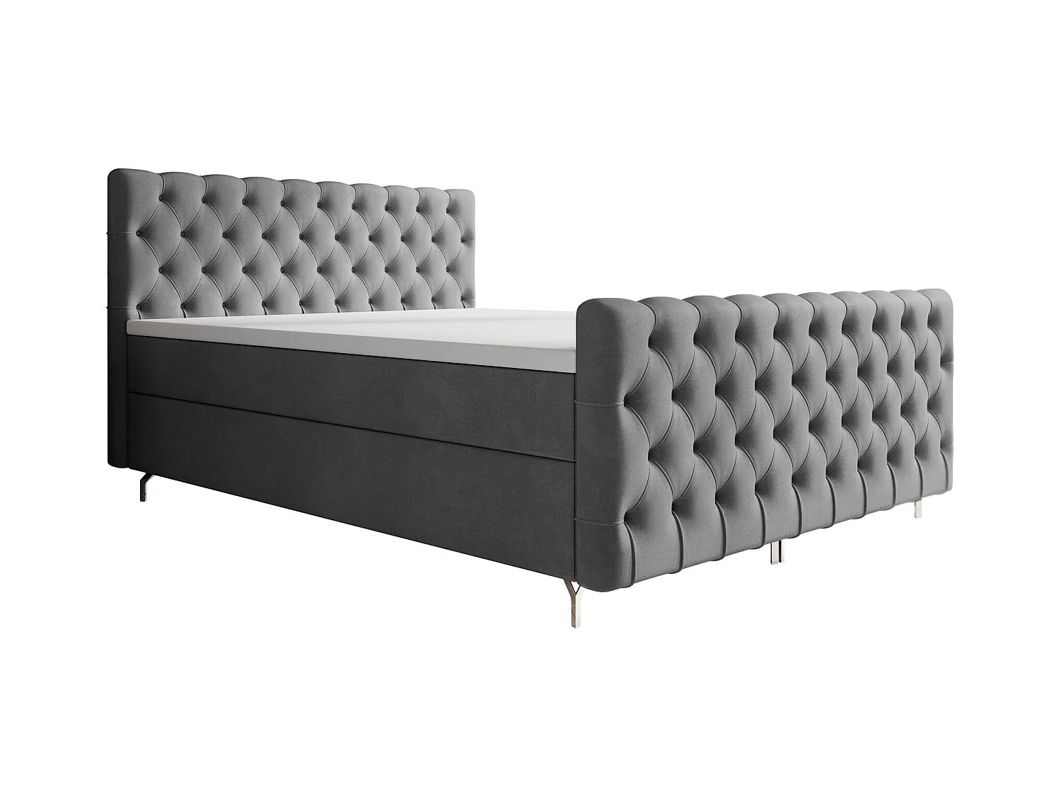 Boxspringbett CHESTER PLUS 180x200 Monolith 92