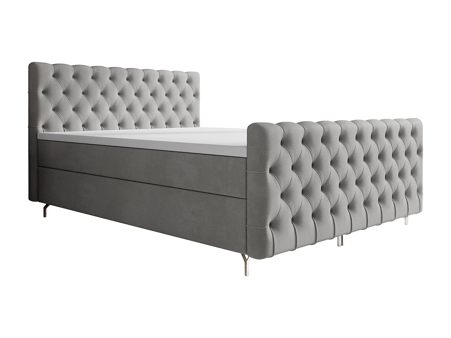 Boxspringbett CHESTER PLUS 140x200 Monolith 84