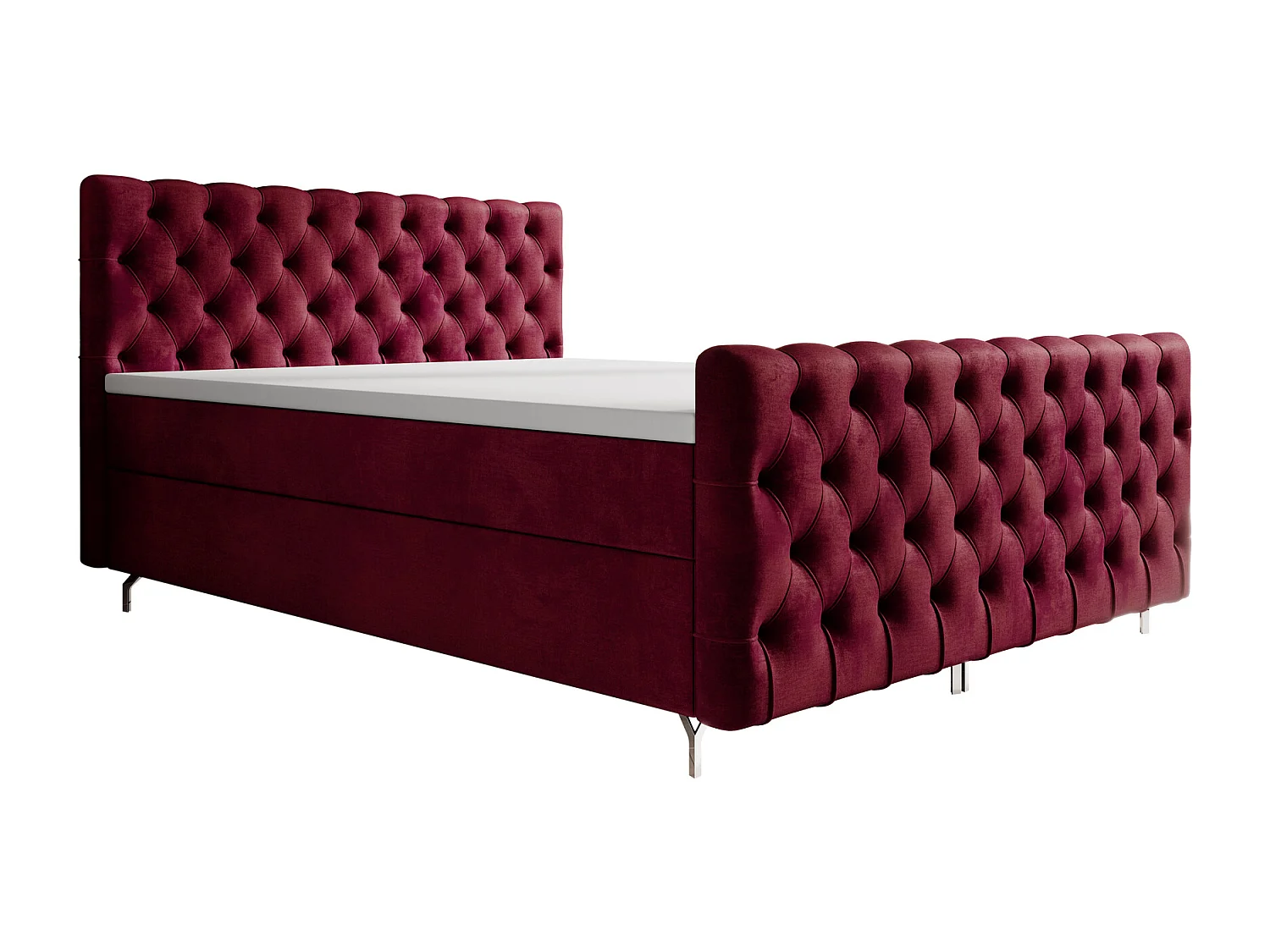 Boxspringbett CHESTER PLUS 140x200 Monolith 59