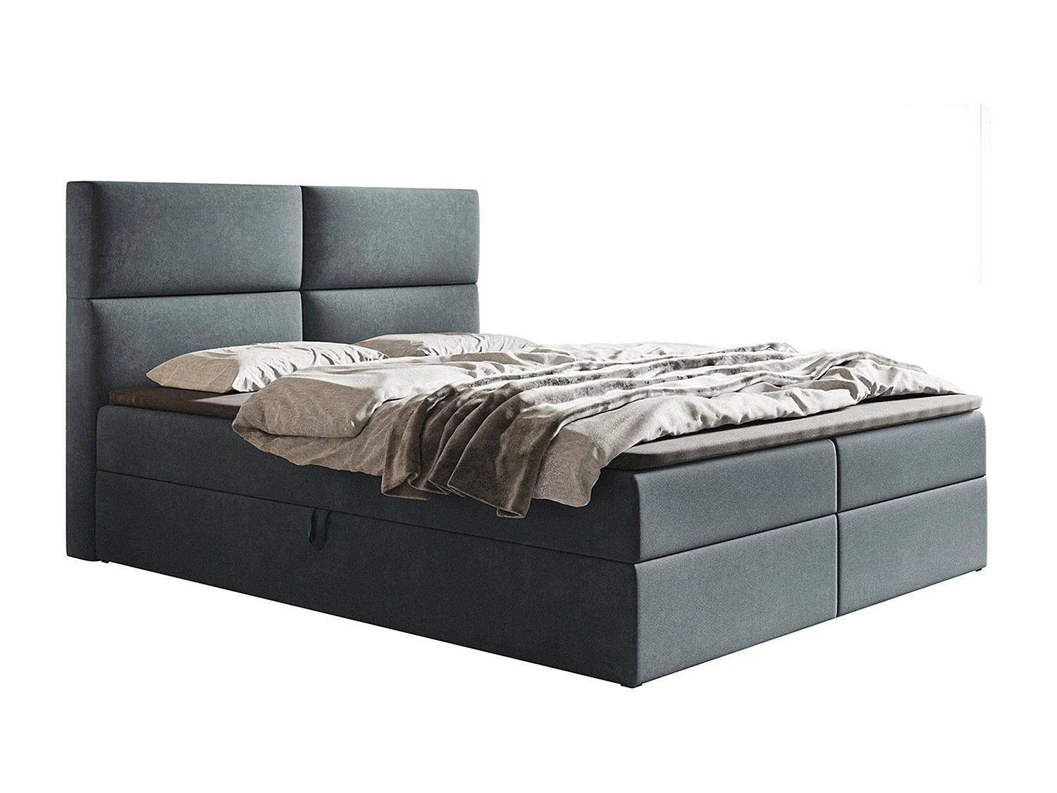 AX LIVING Boxspringbett Bonio III – 120 cm Breite mit topper JS96