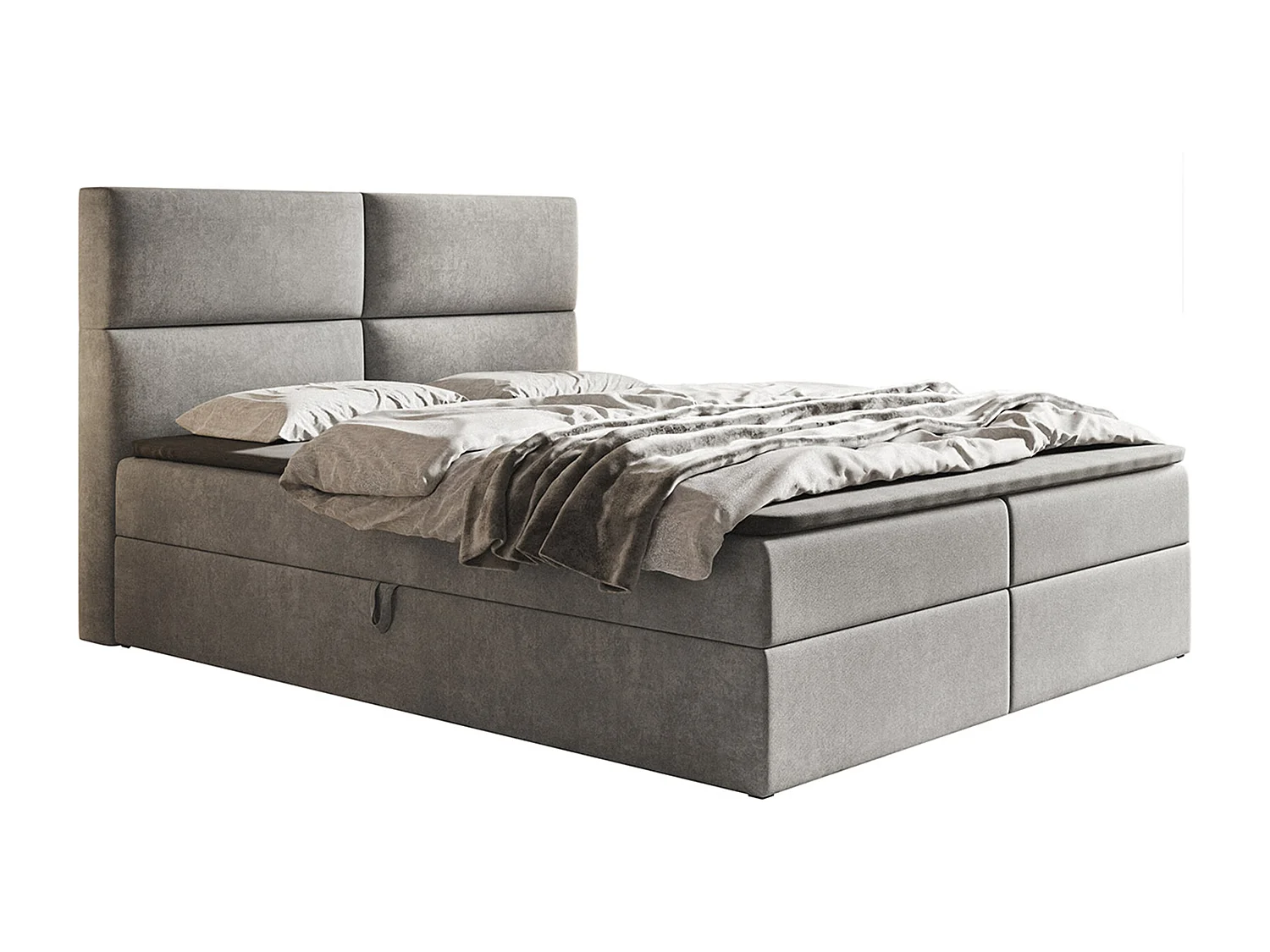 AX LIVING Boxspringbett Bonio III – 180 cm Breite, Schlafkomfort JS90