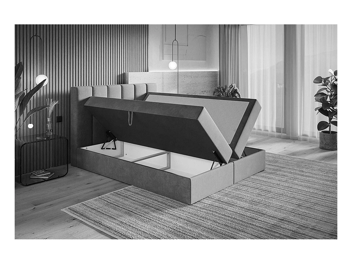 AX LIVING Boxspringbett Bonio I – 180 cm Breite, Schlafkomfort JS24