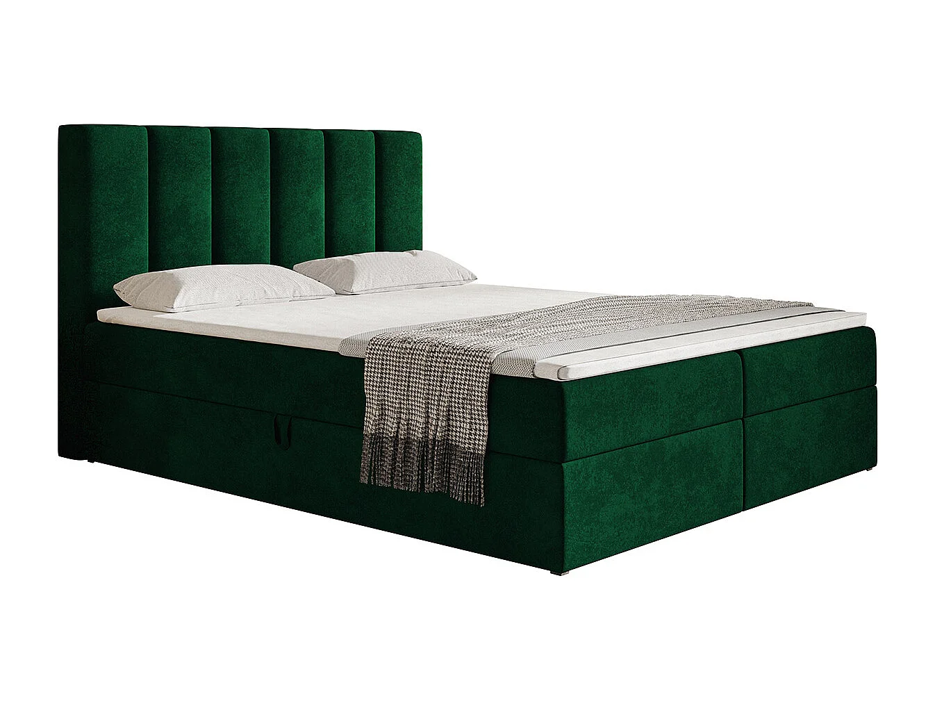 AX LIVING Boxspringbett Bonio I 140cm für höchsten Schlafkomfort KR19