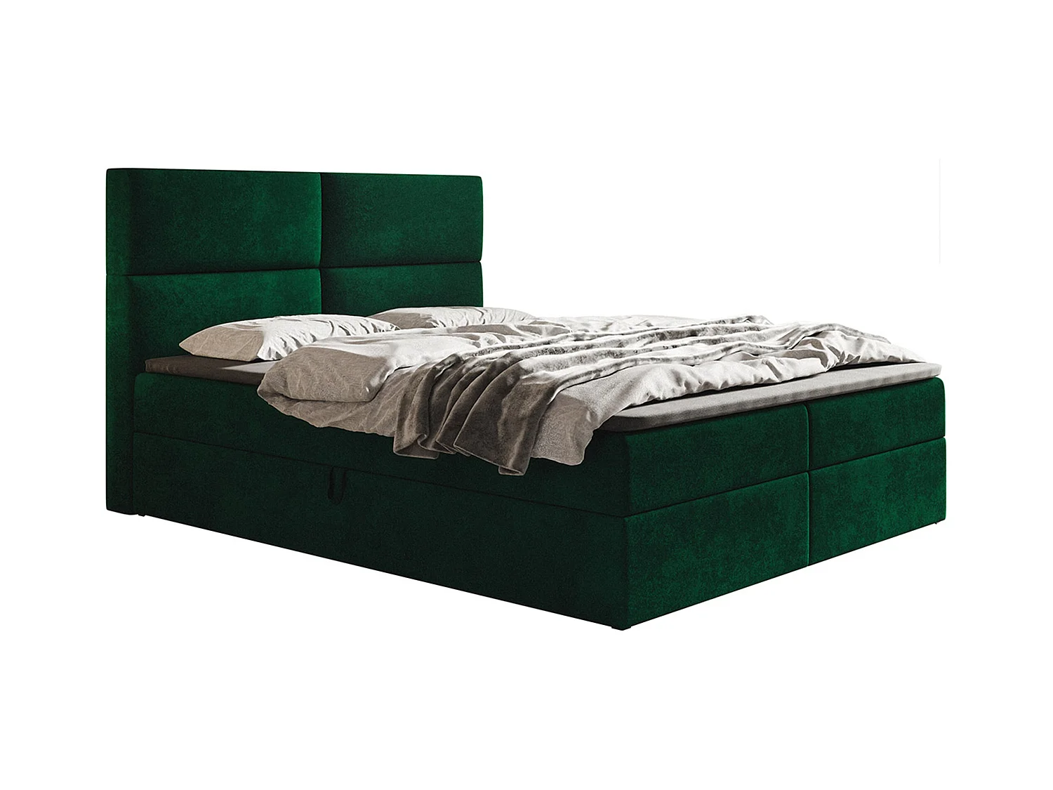 AX LIVING Boxspringbett Bonio III – 160 cm Breite, Schlafkomfort KR19