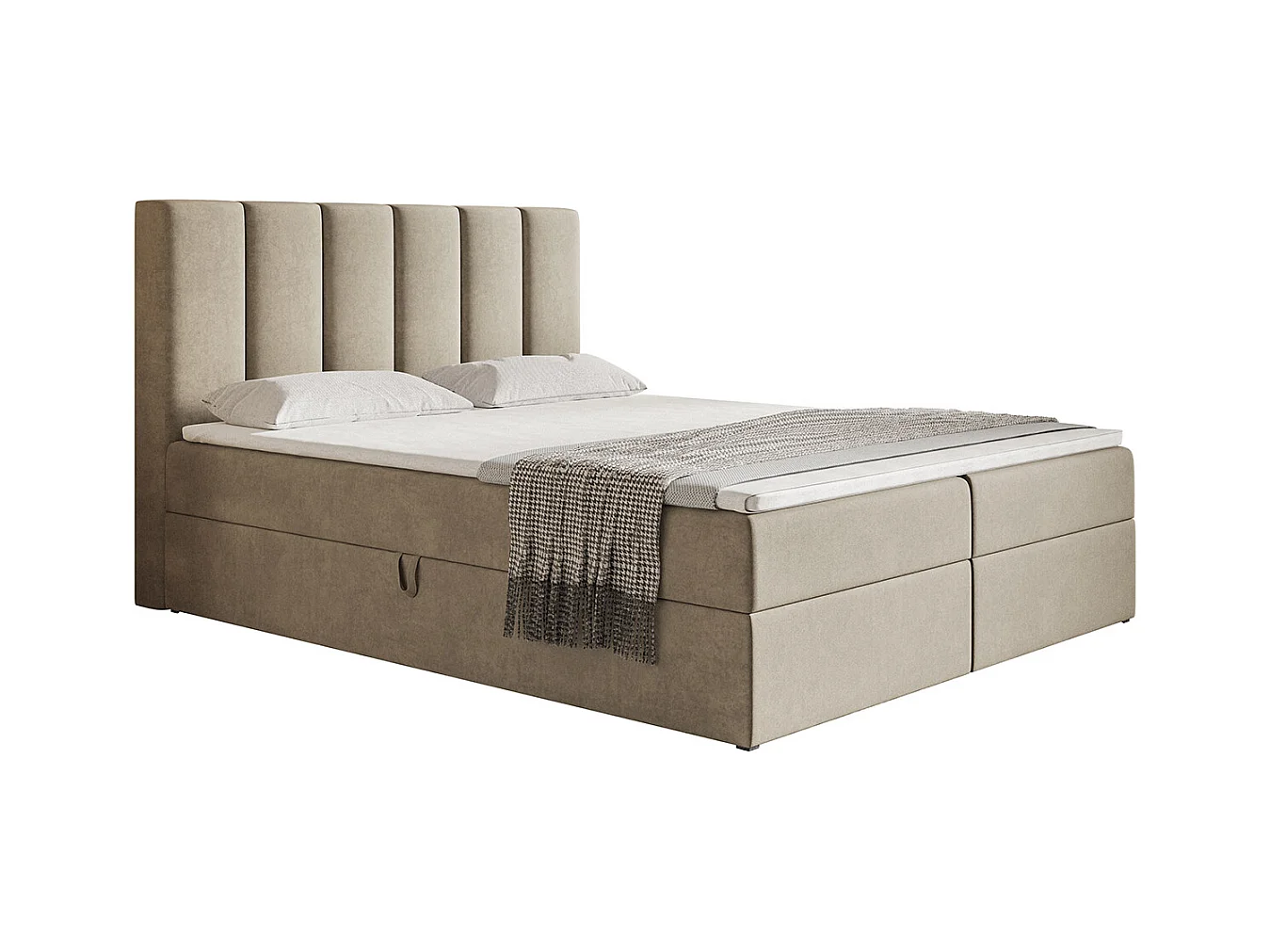 AX LIVING Boxspringbett Bonio I 120cm für höchsten Schlafkomfort JS24