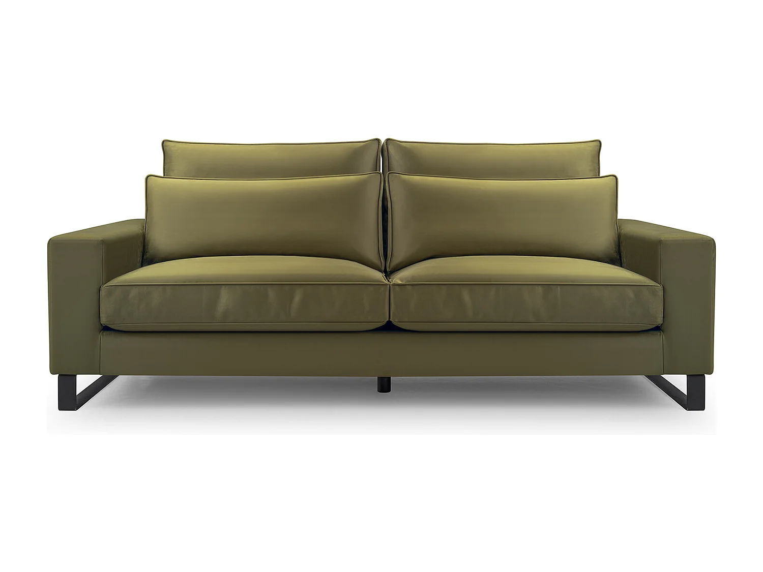 Hoekbank "CARA" – Luxe bank zonder slaapfunctie met traagschuim voor optimaal zitcomfort – Praktisch & comfortabel, 221x106x90 cm, poederroze
