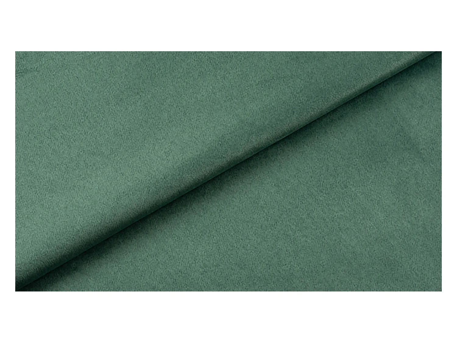 Polsterbett MALAGA mit gepolstertem Kopfteil, ELEMENT-Stoff, Bettkasten mit Gasdruckfeder, Betthöhe 39 cm, 200×200 cm, Seledyn