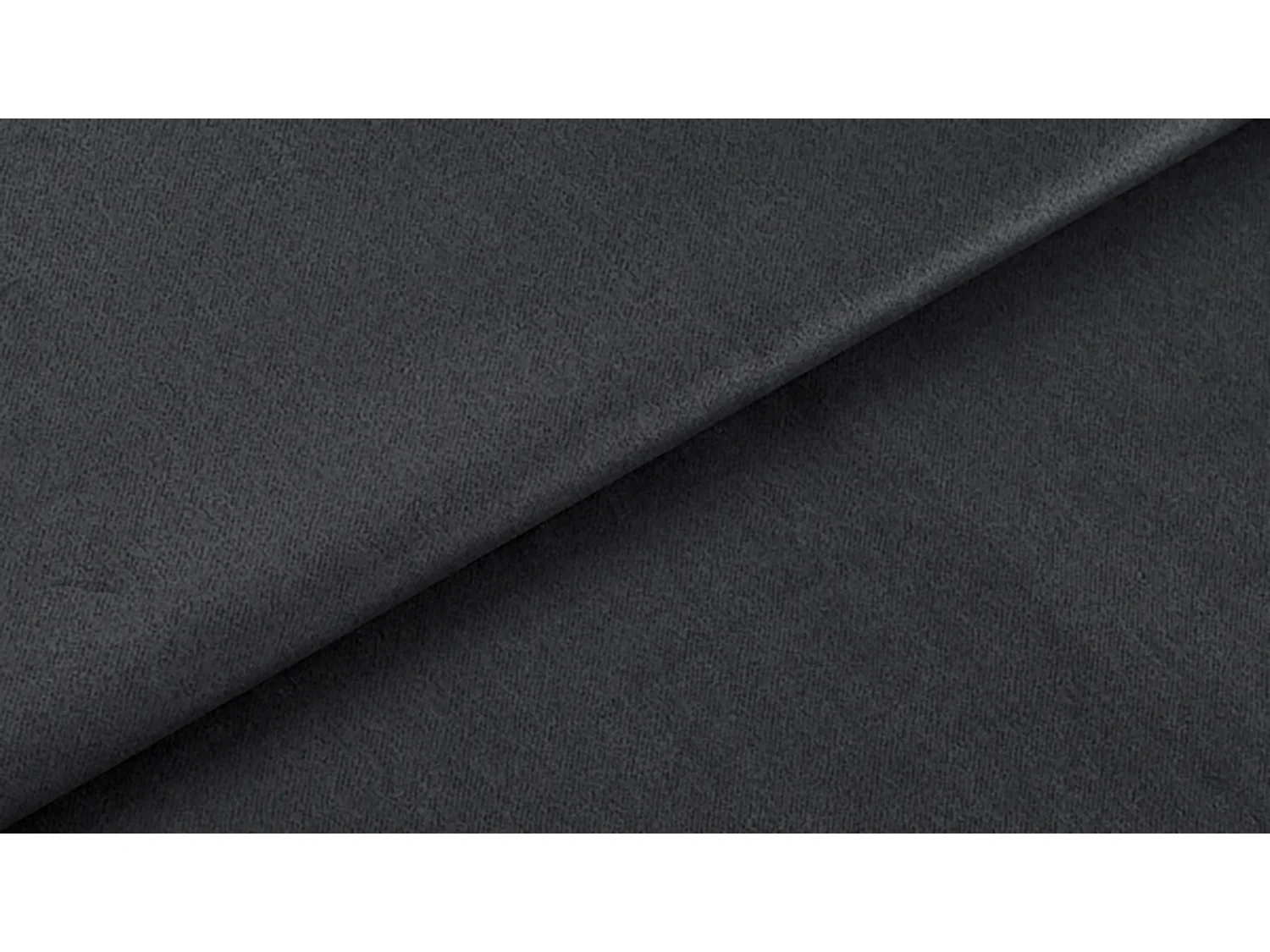 Polsterbett MALAGA mit gepolstertem Kopfteil, ELEMENT-Stoff, Bettkasten mit Gasdruckfeder, Betthöhe 39 cm, 200×200 cm, Anthrazit