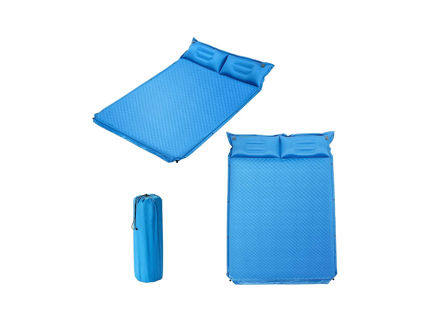 Zelfopblazende kampeermat, comfortabele buiten slaapmat met kussens, snel opblazen en weer leeglopen,kamperen/wandelen/reizen, waterdichtAB92944