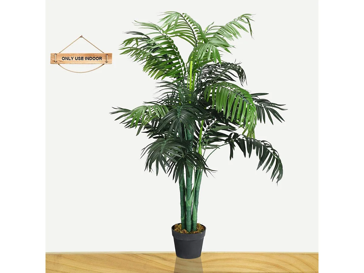 Kamerpalm, palm, kunstplant, kunstboom, kamerplant, decoratieve plant, kunstplant, 110 cm hoog
