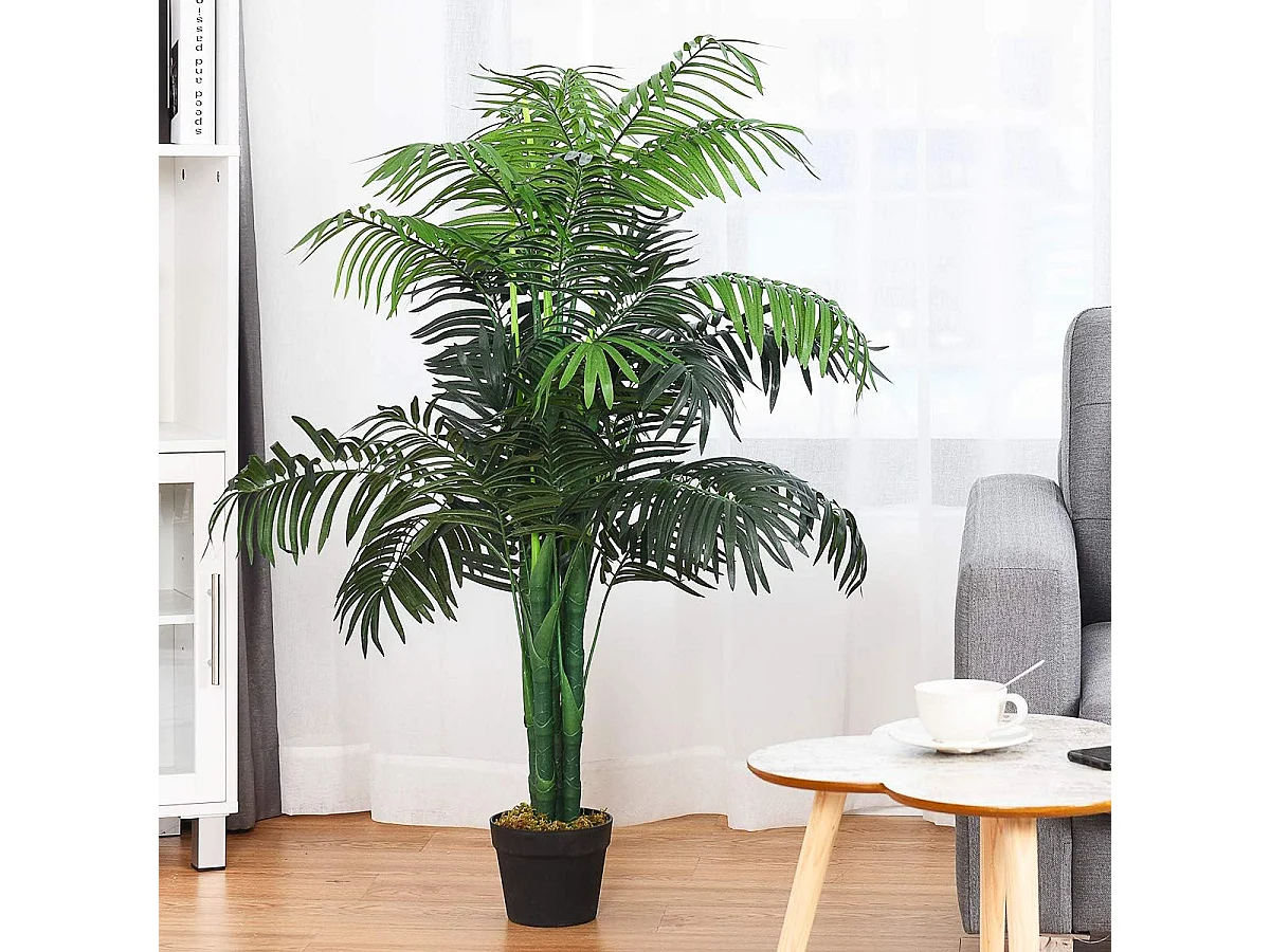 Kamerpalm, palm, kunstplant, kunstboom, kamerplant, decoratieve plant, kunstplant, 110 cm hoog