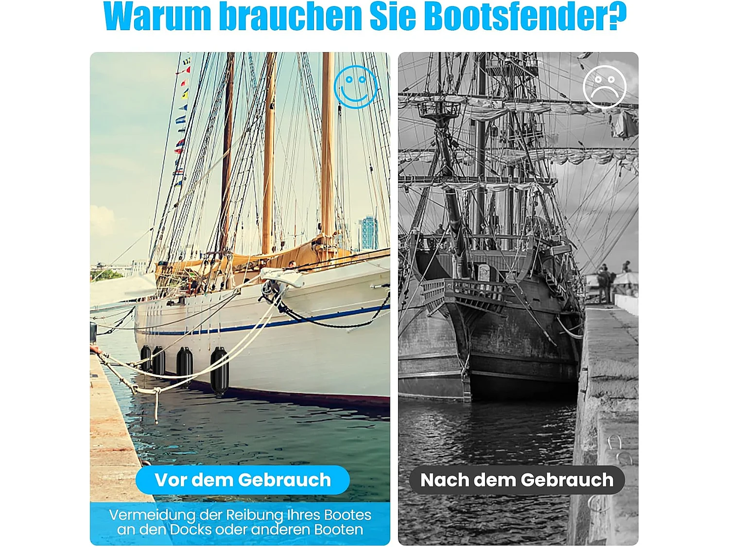 Set van 4 bootsspatels langespatels kogelspatbord set boot bescherming brug spatbord (68,5 x 21,5 cm, zwart)AB4784