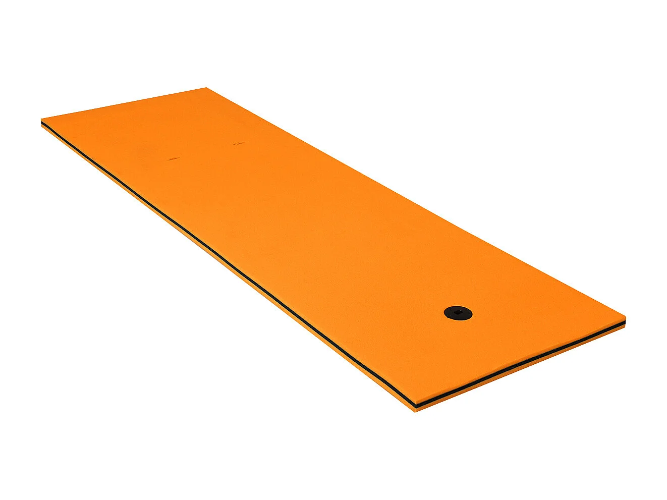 Zwemmat 210x66cm, drijvende watermat tot 60 kg belastbaar,van scheurbestendig XPE-schuim,waterhangmat voor kinderen en volwassenen (oranje)AB92211