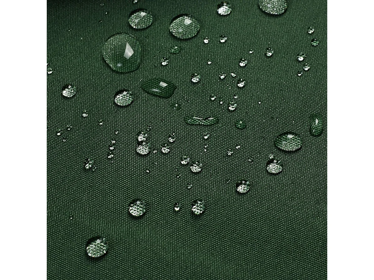 Zonnedak vervangend dak dakhoes dakzeil voor schommelbank tuinschommel grootte keuze (groen, 196x110cm)