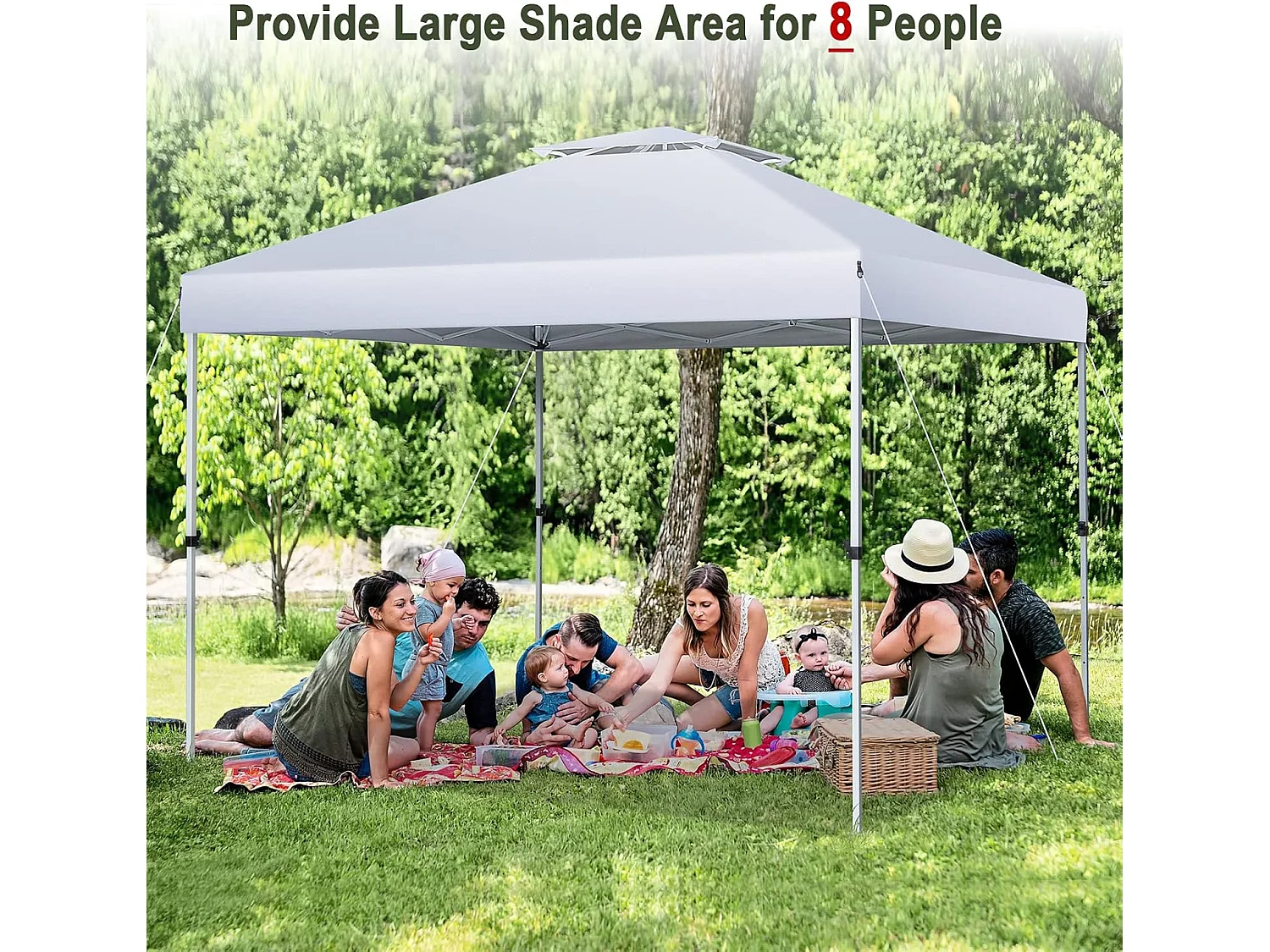 3x3m pop-up paviljoen,tuinpaviljoen en draagtas op wieltje,uv-bescherming 50+,vouwpaviljoen,in hoogte verstelbaar,tuintent voortuin,strandZB32057