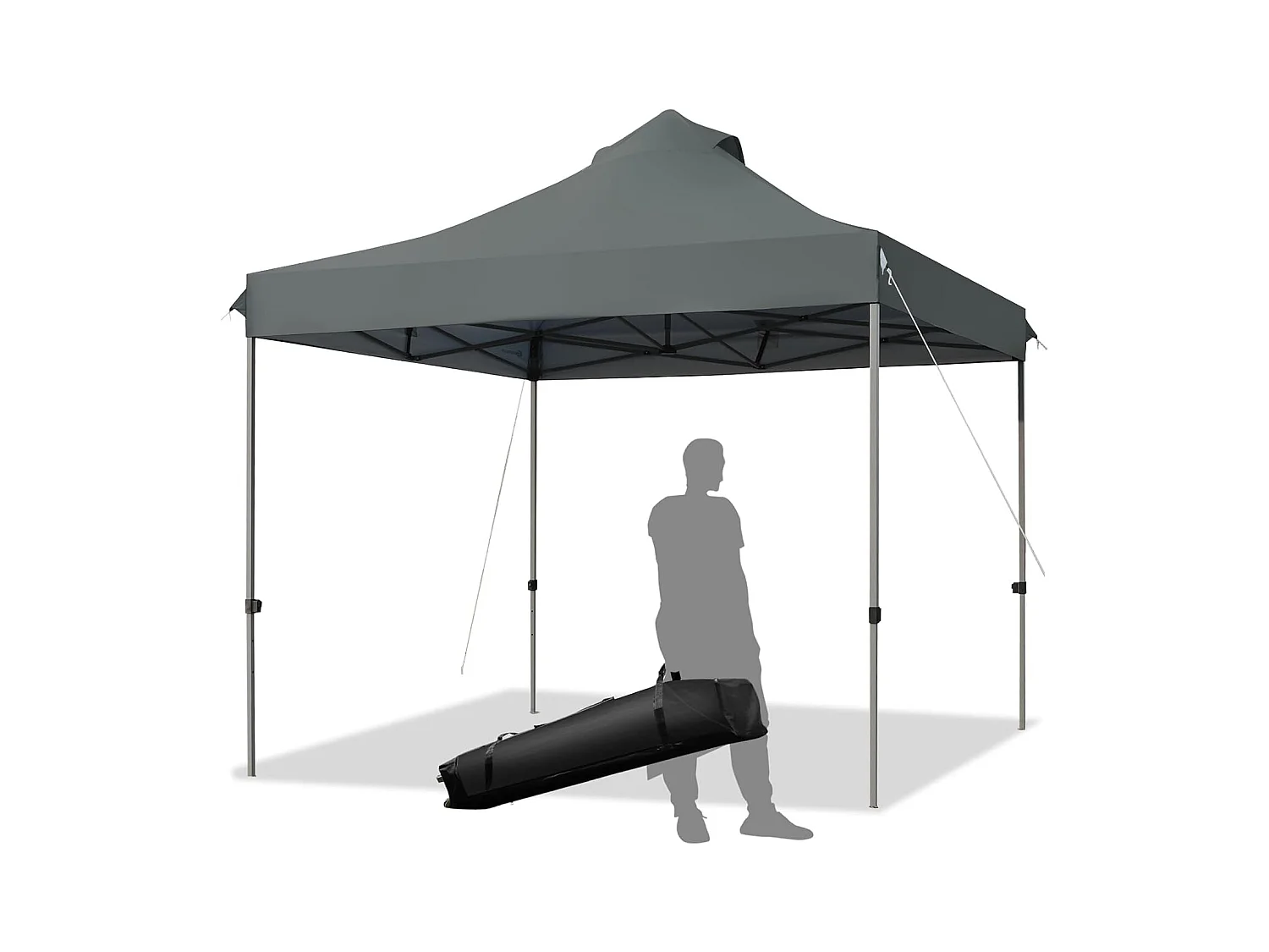 3 x 3 m paviljoen, vouwpaviljoen, winterbestendig, uv-bescherming 50+, in hoogte verstelbaar tuinpaviljoen,voor tuin, bruiloft, feest,AB92870