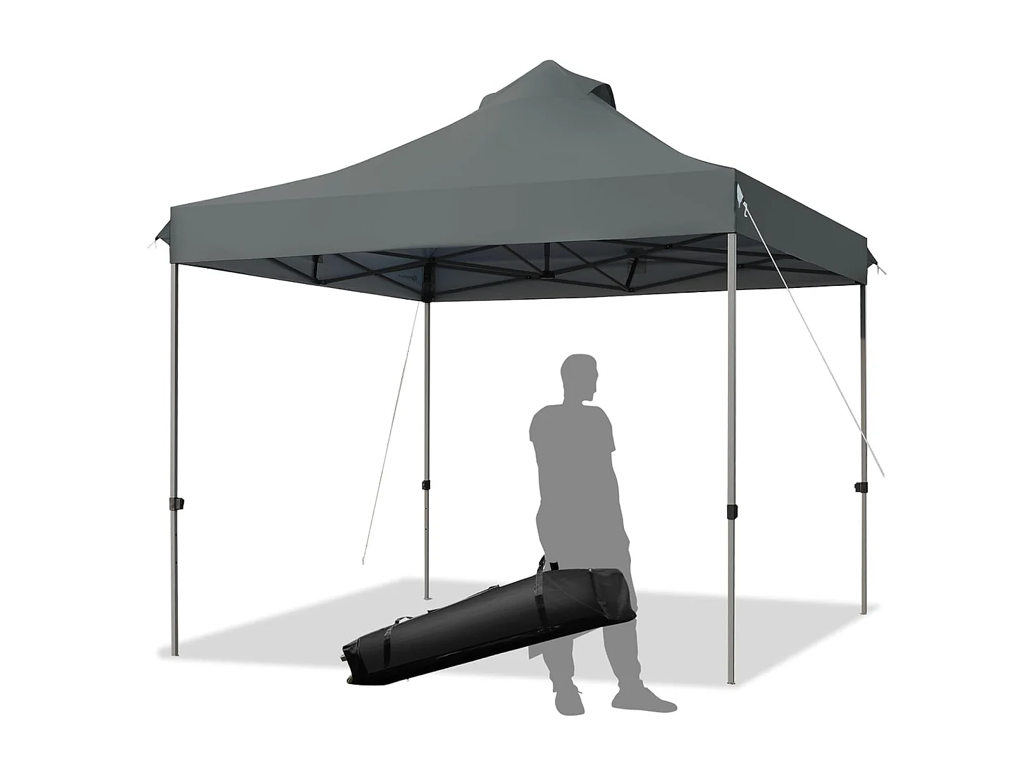 3 x 3 m paviljoen, vouwpaviljoen, winterbestendig, uv-bescherming 50+, in hoogte verstelbaar tuinpaviljoen,voor tuin, bruiloft, feest,AB92870