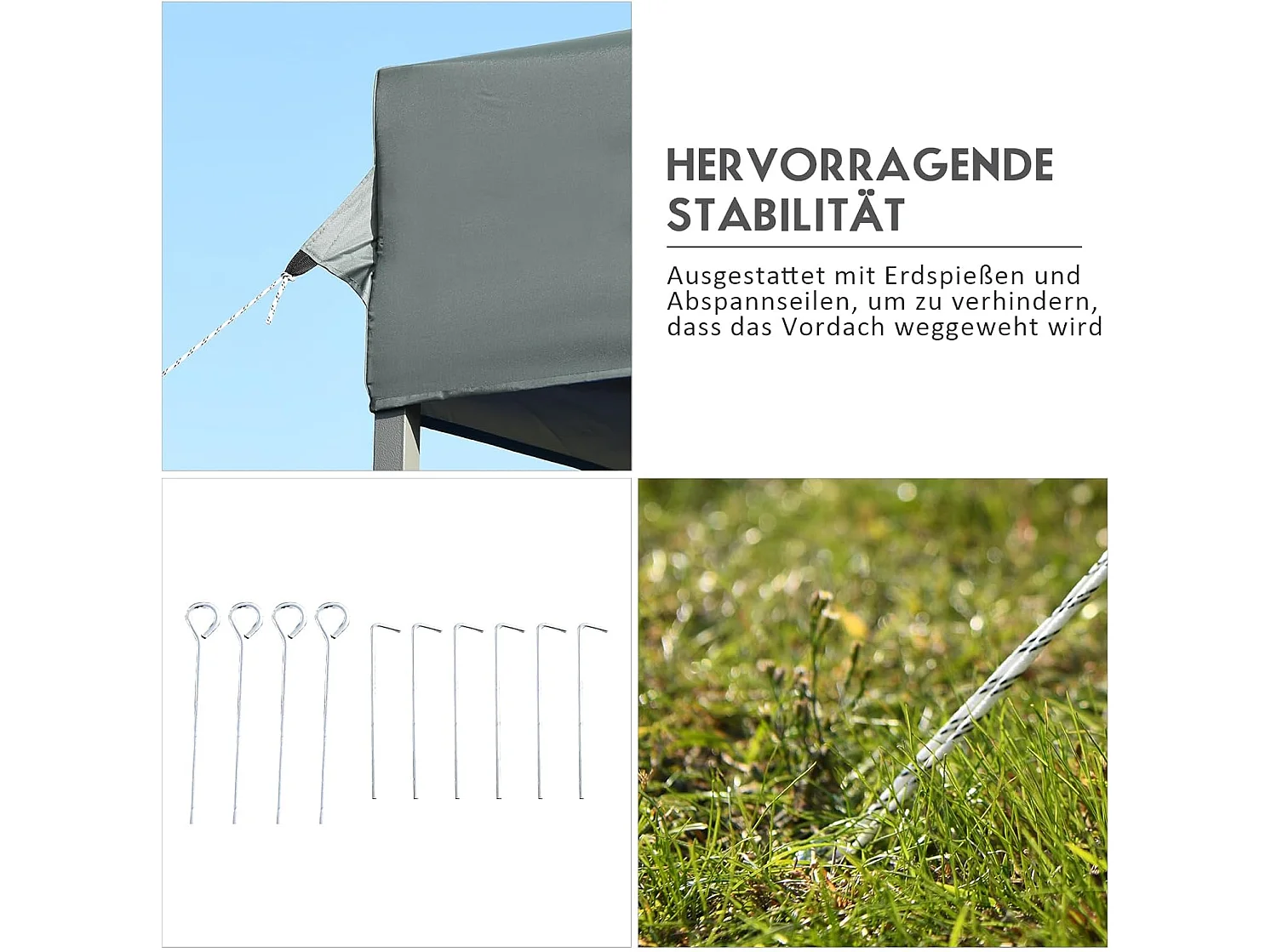 3 x 3 m paviljoen, vouwpaviljoen, winterbestendig, uv-bescherming 50+, in hoogte verstelbaar tuinpaviljoen,voor tuin, bruiloft, feest,AB92870