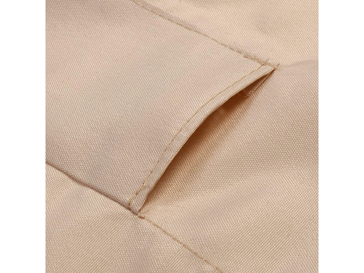 Zonnedak, vervangend dak, dakbedekking, dakzeil voor schommelbank, tuinschommel, kleur naar keuze, grootte naar keuze (beige, 168x115cm)