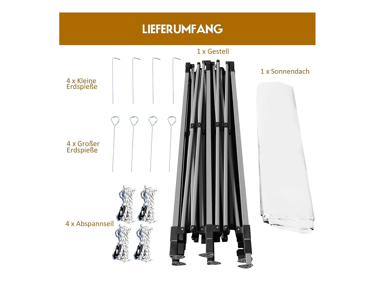 3 x 3 m paviljoen, vouwpaviljoen, winterbestendig, uv-bescherming 50+, in hoogte verstelbaar tuinpaviljoen,voor tuin, bruiloft, feest,AB92870
