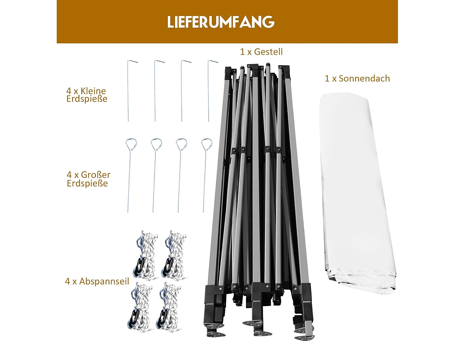 3 x 3 m paviljoen, vouwpaviljoen, winterbestendig, uv-bescherming 50+, in hoogte verstelbaar tuinpaviljoen,voor tuin, bruiloft, feest,AB92870