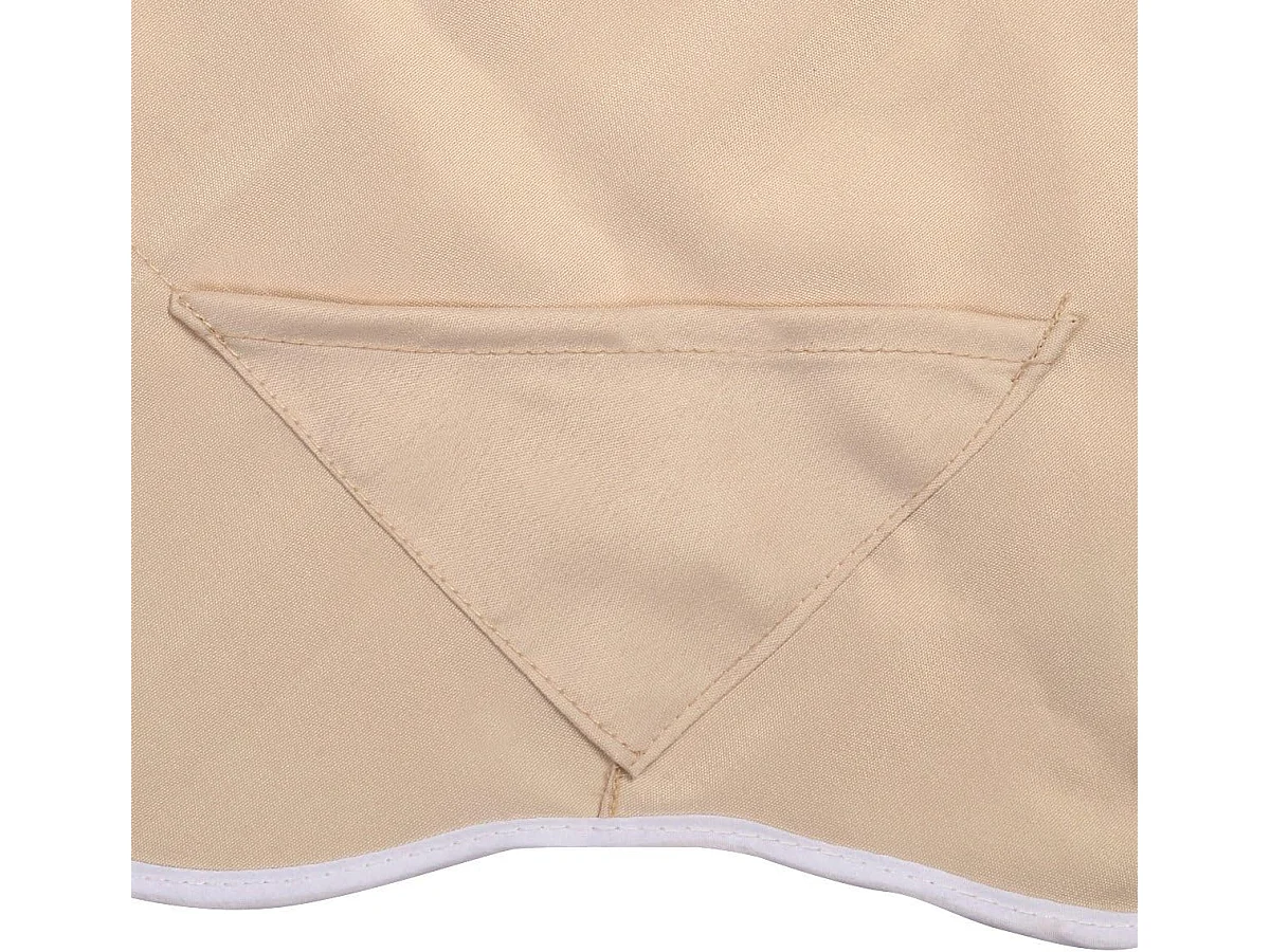 Zonnedak, vervangend dak, dakbedekking, dakzeil voor schommelbank, tuinschommel, kleur naar keuze, grootte naar keuze (beige, 191x132cm)