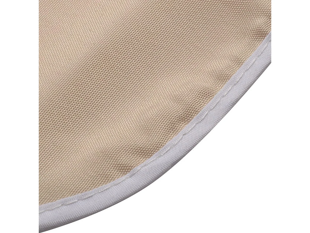 Zonnedak, vervangend dak, dakbedekking, dakzeil voor schommelbank, tuinschommel, kleur naar keuze, grootte naar keuze (beige, 191x132cm)