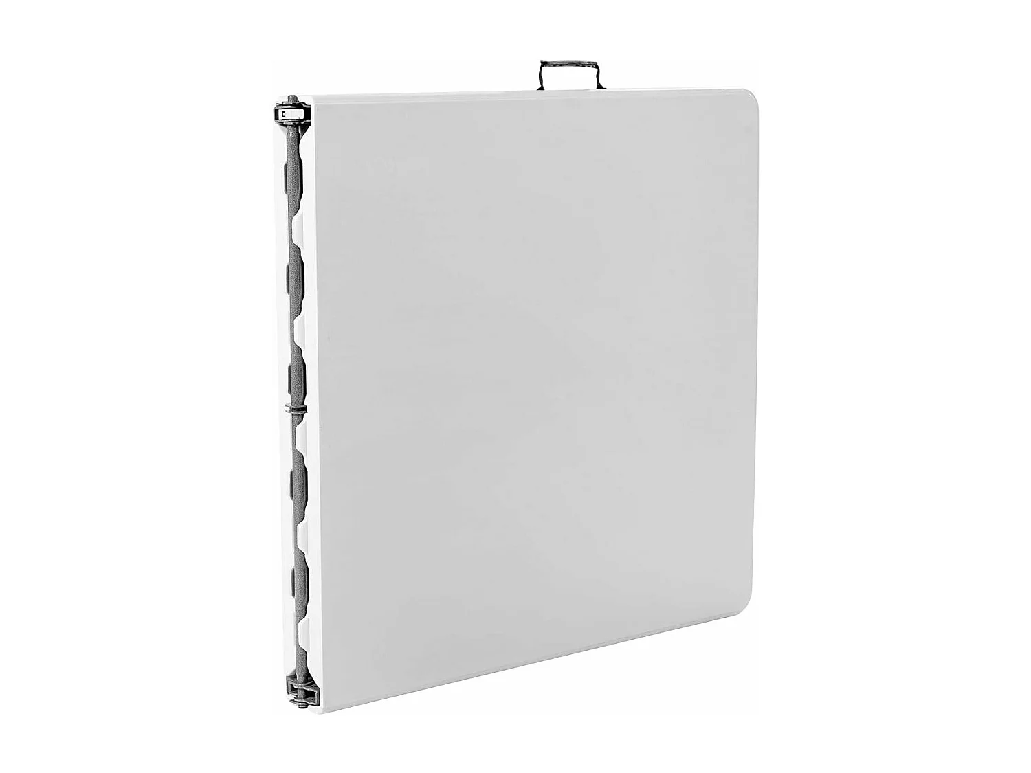 Buffettafel inklapbaar, 153 x 74 cm, klaptafel met draaggreep, partytafel, campingtafel van kunststof, tuintafel voor tuin, terras en balkon