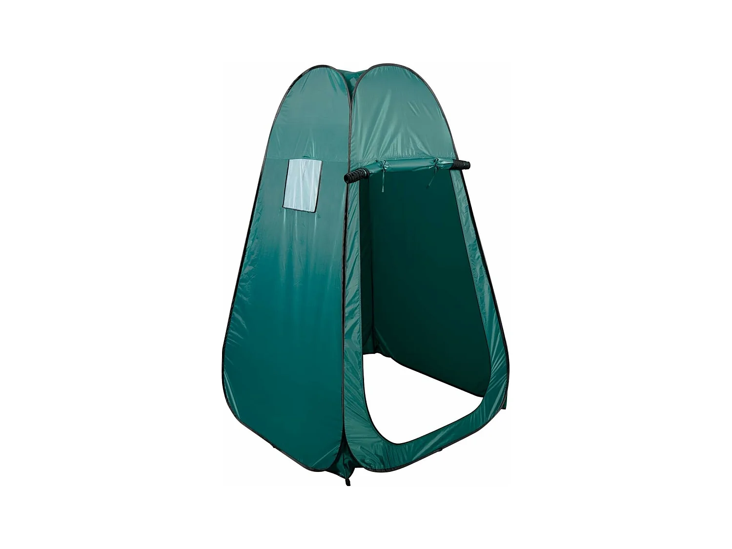 Pop-up Douchetent, toilettent, omkleedtent, bijzettent, campingtent, trekkingtent, strandtent met venster, 190 x 120 x 120 cm (groen) ZB33310