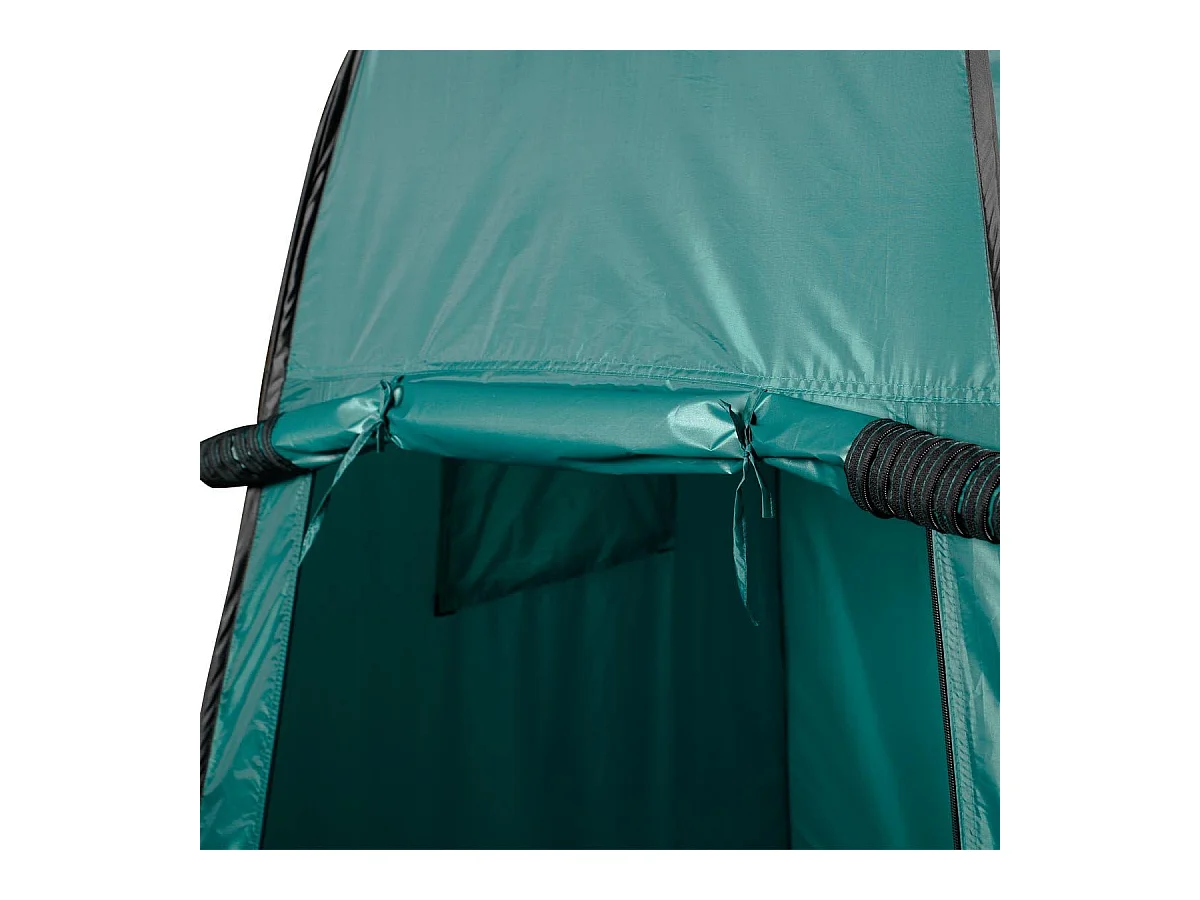 Pop-up Douchetent, toilettent, omkleedtent, bijzettent, campingtent, trekkingtent, strandtent met venster, 190 x 120 x 120 cm (groen) ZB33310