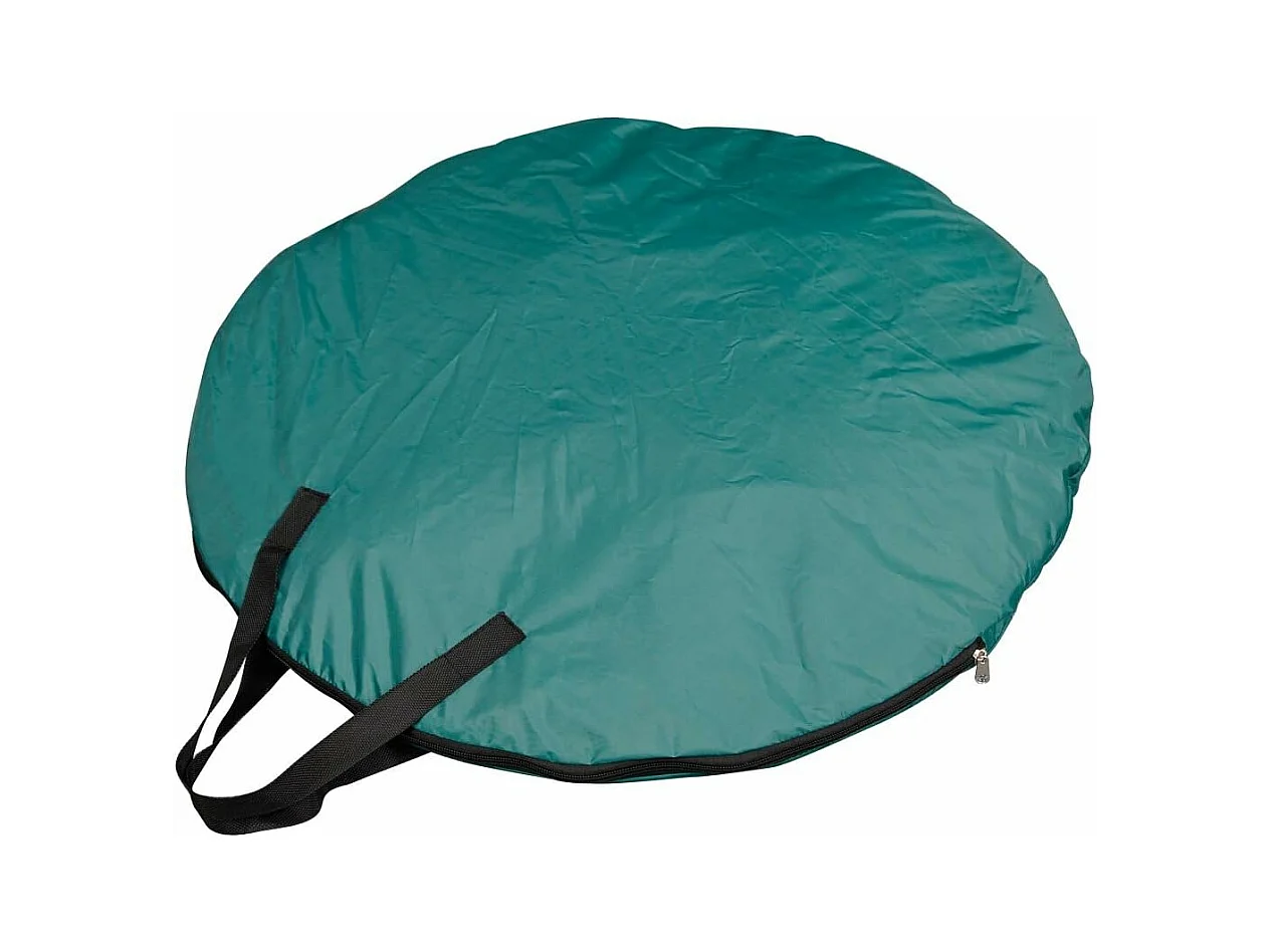 Pop-up Douchetent, toilettent, omkleedtent, bijzettent, campingtent, trekkingtent, strandtent met venster, 190 x 120 x 120 cm (groen) ZB33310