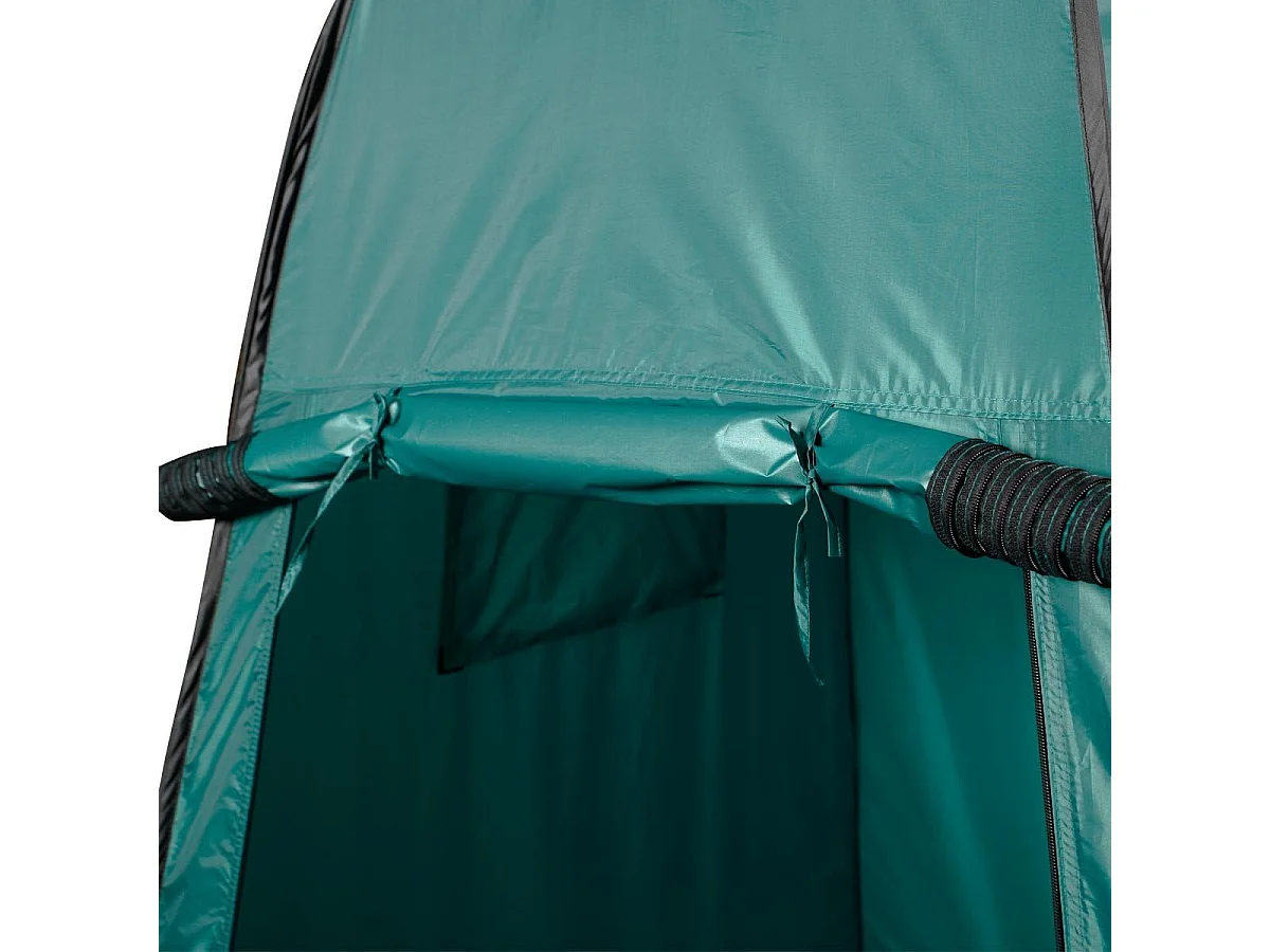 Pop-up Douchetent, toilettent, omkleedtent, bijzettent, campingtent, trekkingtent, strandtent met venster, 190 x 120 x 120 cm (groen) ZB33310
