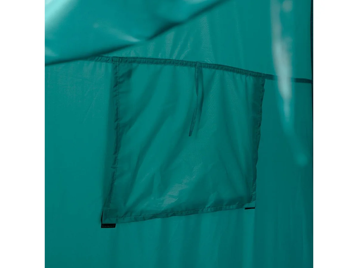 Pop-up Douchetent, toilettent, omkleedtent, bijzettent, campingtent, trekkingtent, strandtent met venster, 190 x 120 x 120 cm (groen) ZB33310