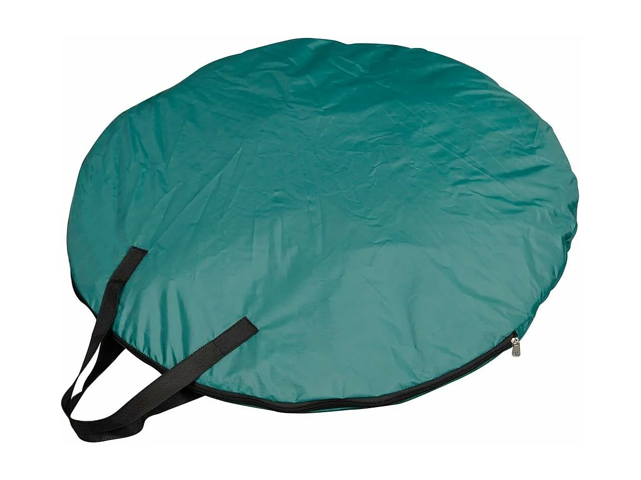 Pop-up Douchetent, toilettent, omkleedtent, bijzettent, campingtent, trekkingtent, strandtent met venster, 190 x 120 x 120 cm (groen) ZB33310