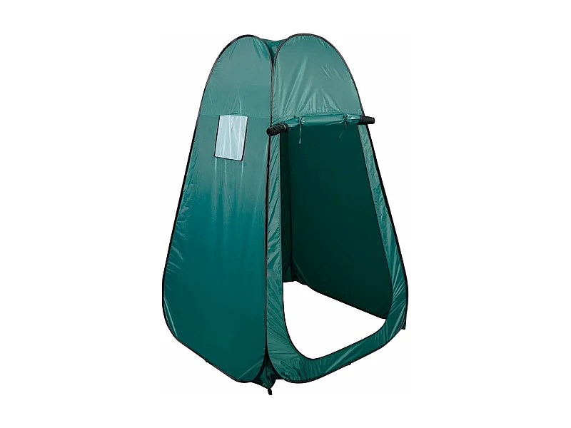 Pop-up Douchetent, toilettent, omkleedtent, bijzettent, campingtent, trekkingtent, strandtent met venster, 190 x 120 x 120 cm (groen) ZB33310