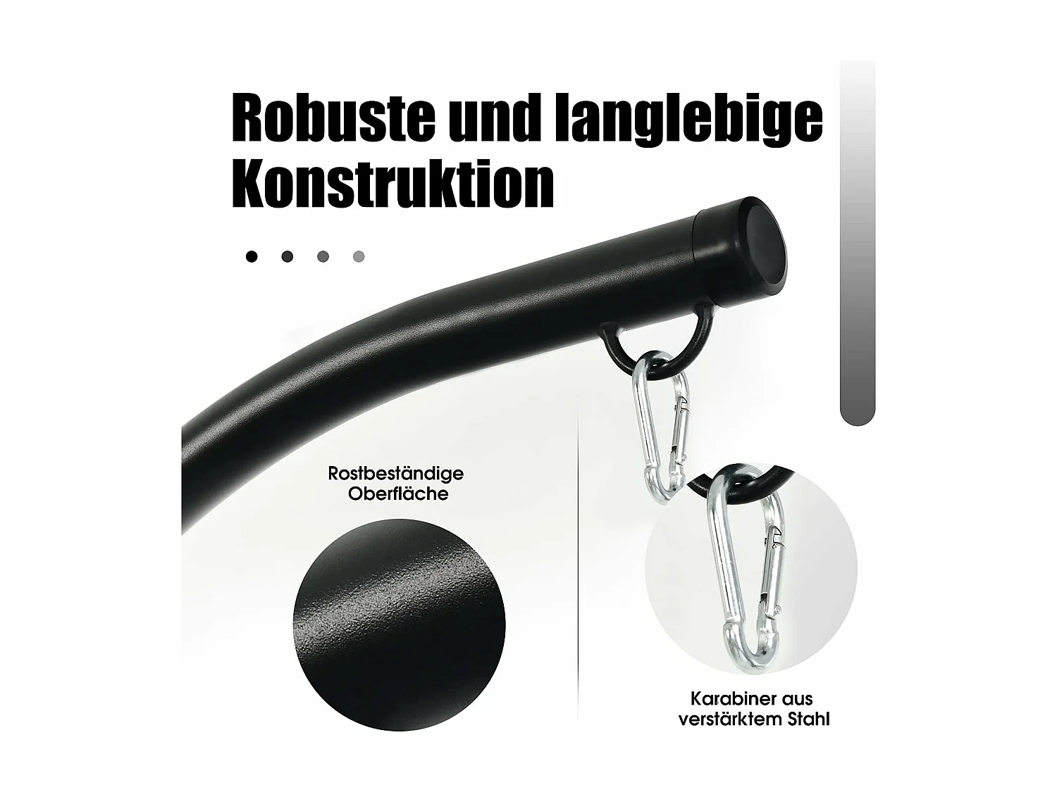 C-vormige hangstoel standaard, 207cm stevige schommel hangstoelstandaard,geschikt voor tieners en volwassenen,buiten, kruisvoet