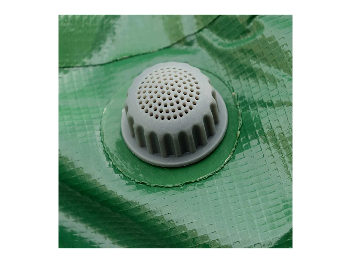 200 liter regenton met overloopventiel, opvouwbare regenwaterton, regenwatertank PVC, regenton waterreservoir, 60 x 60 x 70 cm