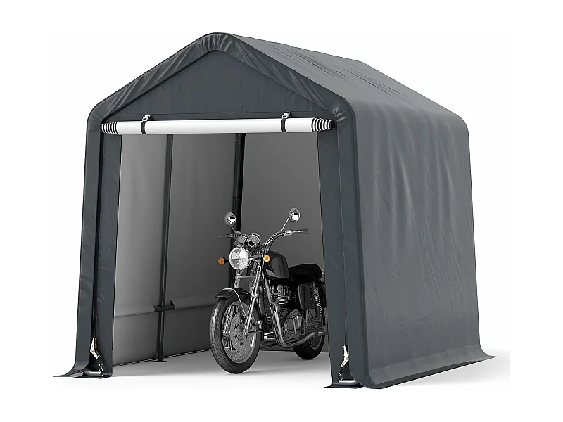 Gereedschapsschuur 195 x 240 x 214 cm, fietsgarage,  tentgarage, garagetent, tuinschuur, opslagtent, multifunctionele overkappingZB33178